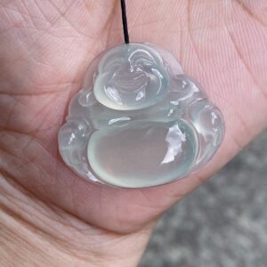 Natural Burmese Jade Buddha Pendant